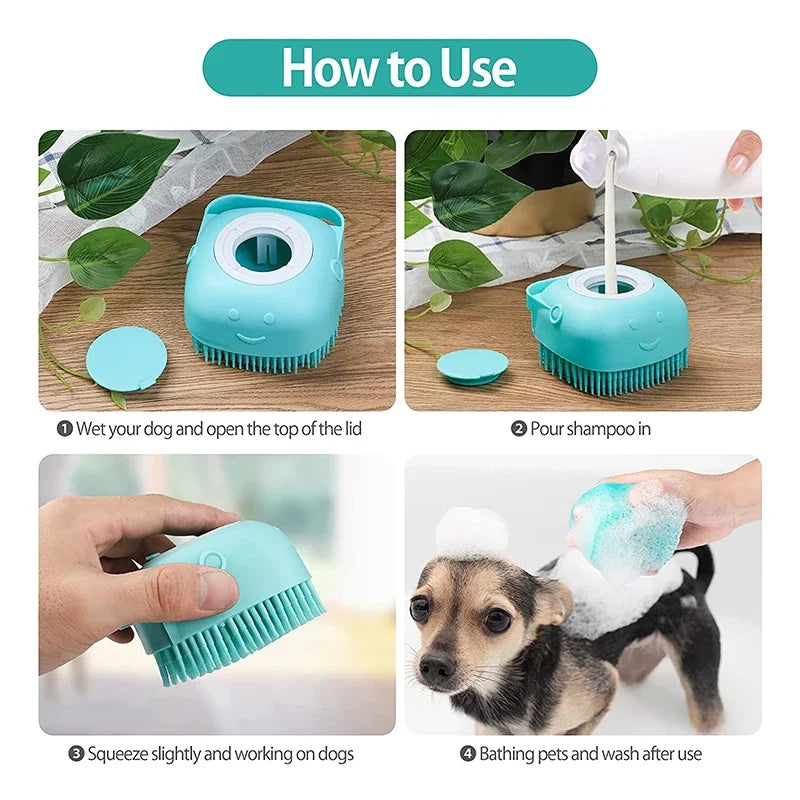 SILICONE SPONGE™️ ESPONJA PARA BAÑAR Y DAR MASAJE A TU MASCOTA, FACIL, PRACTICO Y ENTRETENIDO