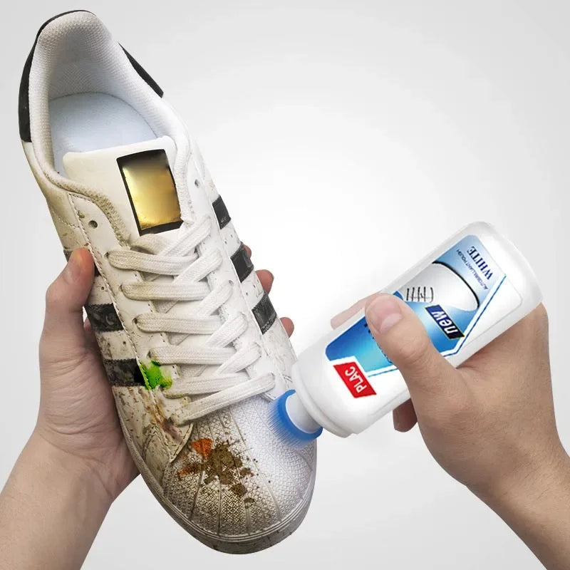 WHITE SHOES™️ Limpiador de zapatillas blancas con cepillo removedor de suciedad
